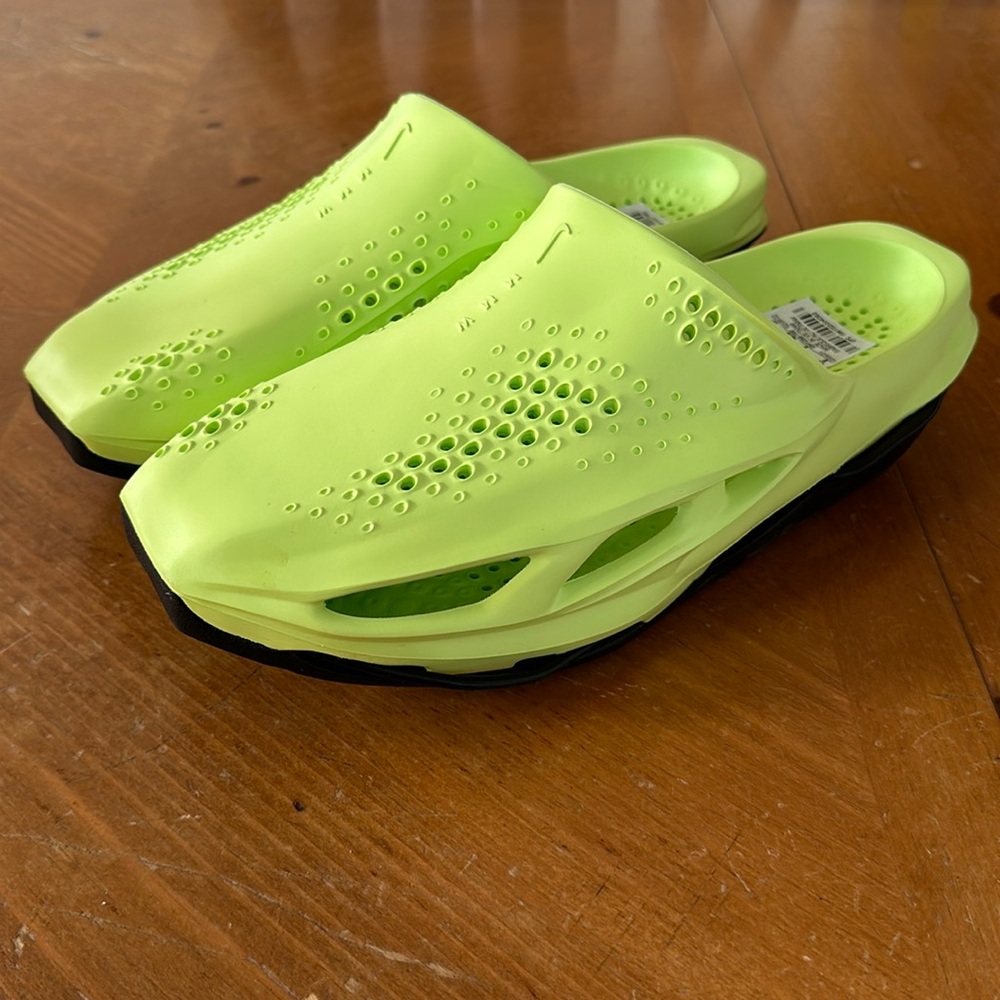 Men’s Nike x MMW Matthew M. Williams 5 Volt Green Slide DH1258-700 Size 9 NEW